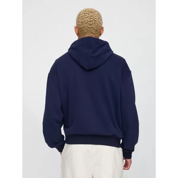  Hanorac pentru bărbați GAP LOGO PULLOVER HOODIE 744731-00 UNIFORMA MARINEI 