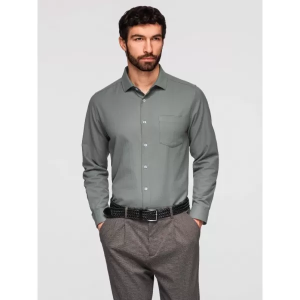  Cămașă pentru bărbați OMBRE K694 KAKI 
