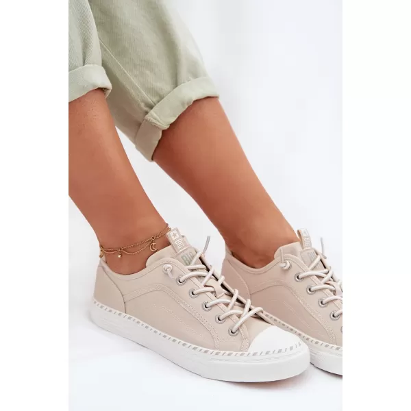  Adidasi de dama BIG STAR TT274387 BEJ Pantofi Big Star 