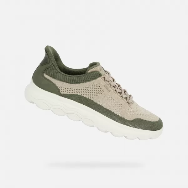  Adidași pentru bărbați GEOX SPHERICA PLUS FAST IN G014663 BEJ 