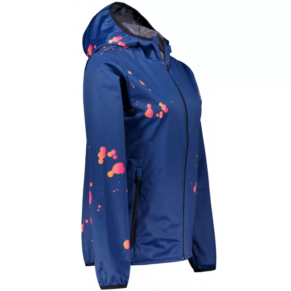  Jachetă softshell premium pentru femei ALTISPORT VOJ/ALW077JACK01 BLEUMARIN/PORTOCALIU 