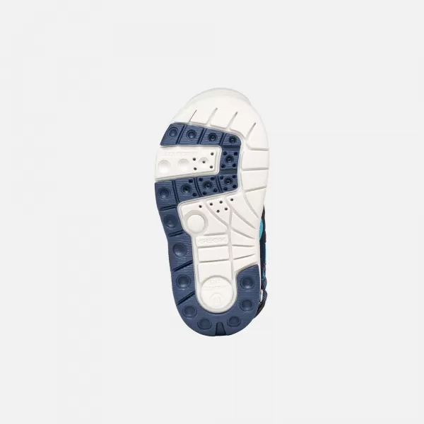  Sandale pentru baieti GEOX SANDAL MULTY B650FA0CE14CF44D ALBASTRU 