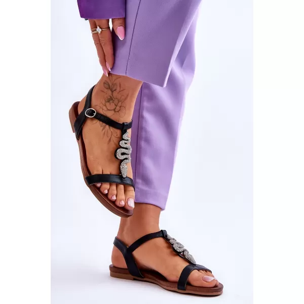  Sandale de dama S.BARSKI KV-5541-42 NEGRU 