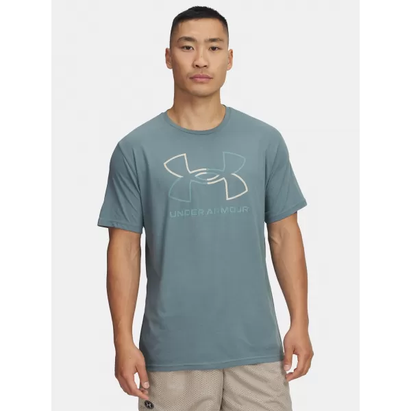  Tricou pentru bărbați UNDER ARMOUR UA GL FOUNDATION UPDATE SS 1382915-587 ALBASTRU 