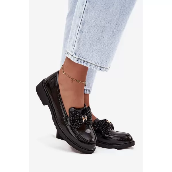  Mocasini de dama D&A HY52-319A NEGRU 