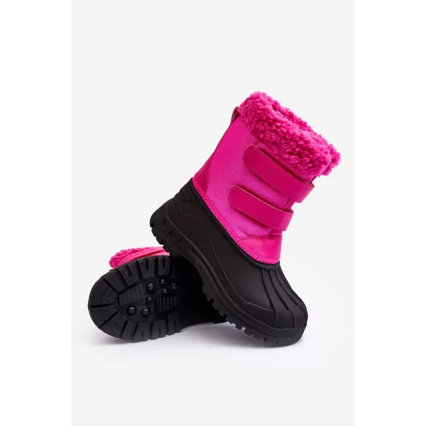  Pantofi de iarna pentru copii BIG STAR MM374112 FUCHSIA/NEGRU Pantofi Big Star 