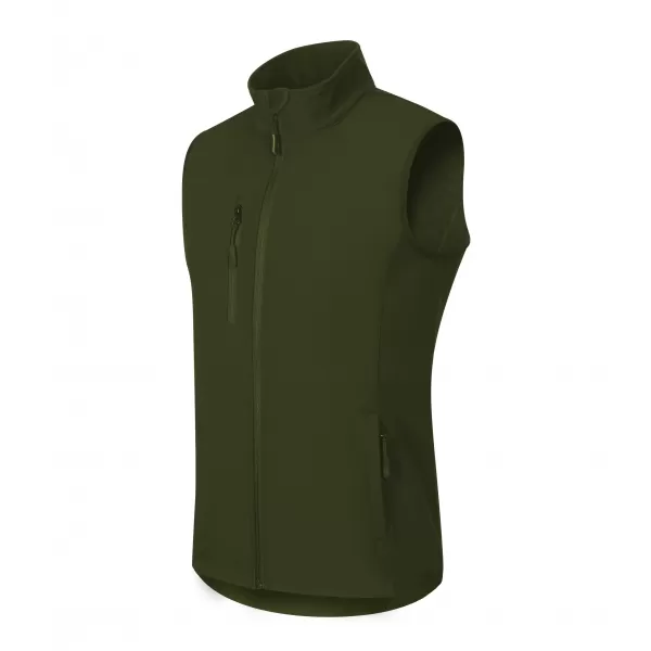 Vestă softshell pentru bărbați ALTISPORT NoPrint NP/ALM865 MILITAR 