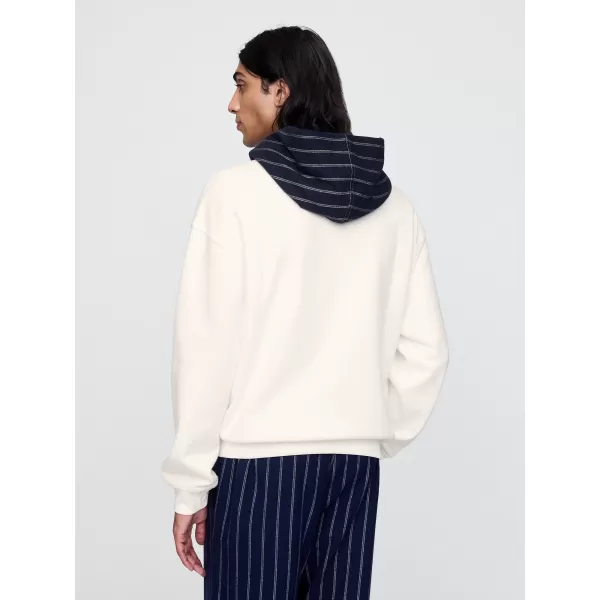  Hanorac pentru bărbați GAP LOGO HOODIE PULLOVER 645967-02 NOU ALB 