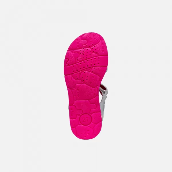  Sandale pentru fete GEOX JOYFOOT J65P1C000HHC1441 ALB 