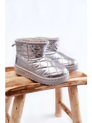 Cizme de zapada pentru copii BIG STAR KK374241 SILVER Pantofi Big Star