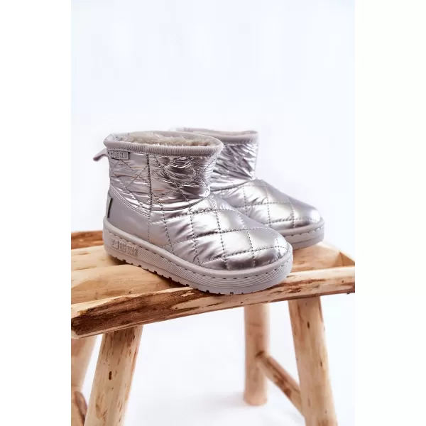  Cizme de zapada pentru copii BIG STAR KK374241 SILVER Pantofi Big Star 