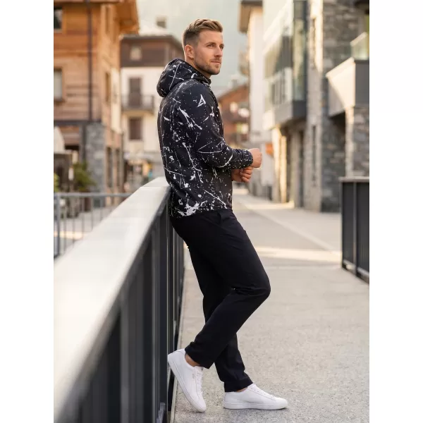  Jachetă softshell premium pentru bărbați ALTISPORT VOJ/ALM034JACK01 NEGRU 