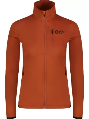 Hanorac pentru femei powerfleece NORDBLANC SEDGE NBWFL8291 MARO