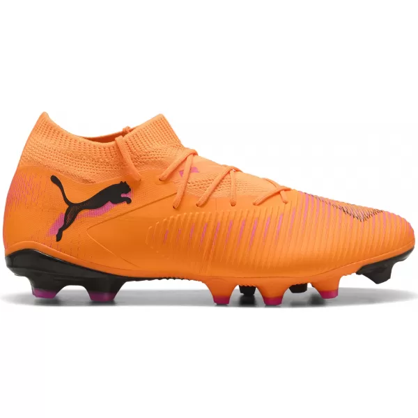  Cizme PUMA FUTURE 8 MATCH FG/AG 108593-03 HEAT FIRE/ CĂLDURĂ FOC/PUMA NEGRU/RAVISH 
