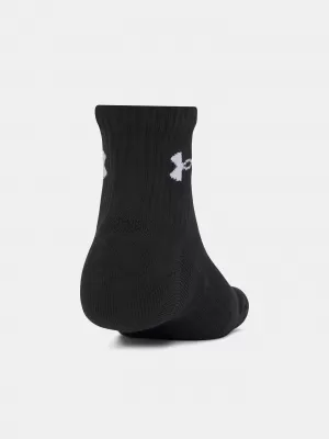 Șosete UNDER ARMOUR PERFORMANCE COTTON 3P QTR 6009686-008 NEGRU