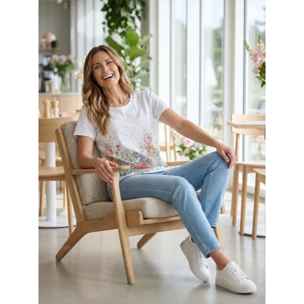  Tricou pentru femei ALTISPORT HELINA ALB 