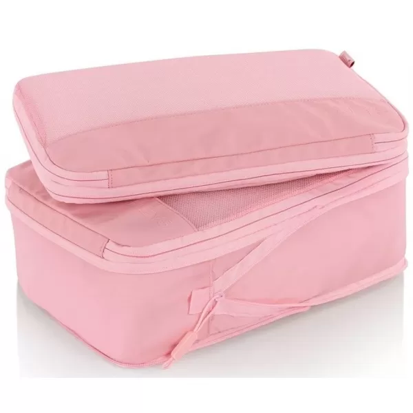 Valiză HEYS Ecotex Compression Packing Cube 4 Pc Set NISIP ROZ 