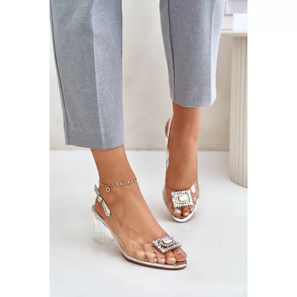  Sandale de dama S.BARSKI MR42-031 ARGINT 