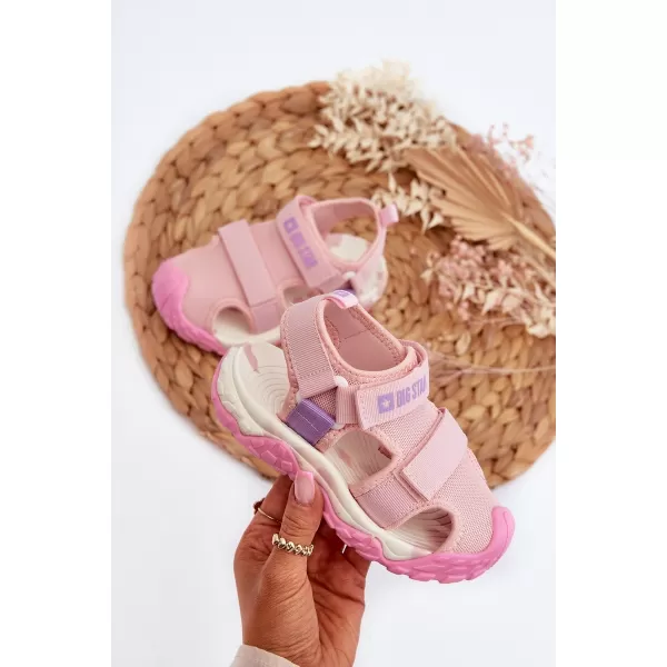  Sandale copii BIG STAR NN374238 ROZ Pantofi Big Star 