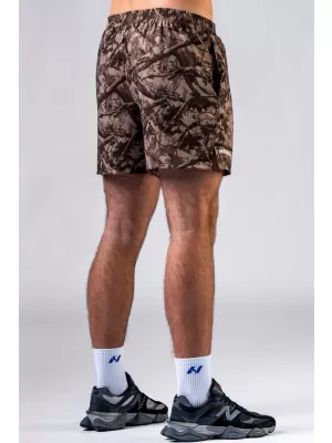 Pantaloni scurți de antrenament POWER 902 LIGHT BROWN CAMO Nebbia