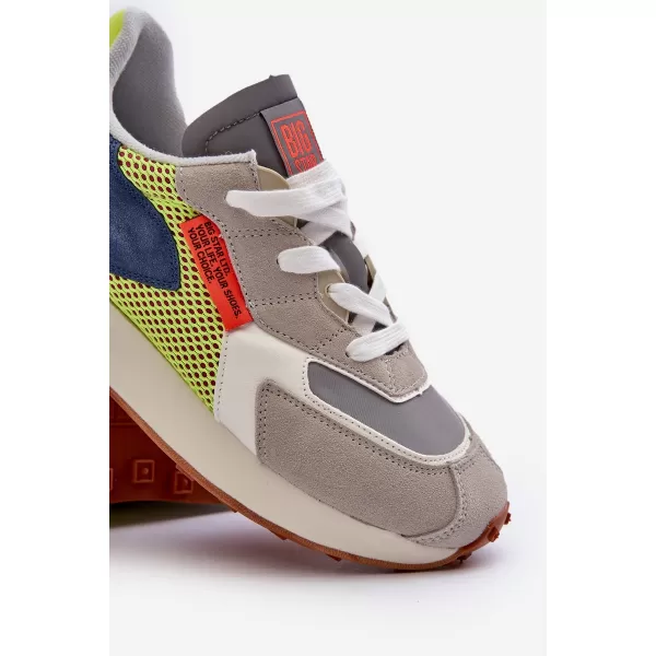  Adidași bărbați BIG STAR NN174344 GRI Pantofi Big Star 
