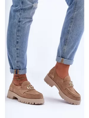 Pantofi de dama LAURA MESSI ROSEFALLS CAPPUCCINO