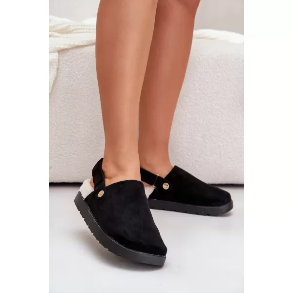  Papuci de damă BOTO LINNEOLA 34719 NEGRU 