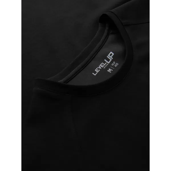  Tricou pentru bărbați OMBRE OM-TSCT-0240 NEGRU 