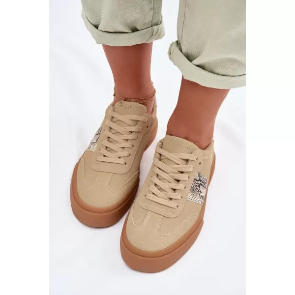  Adidasi de dama BIG STAR TT274298 BEI Pantofi Big Star 