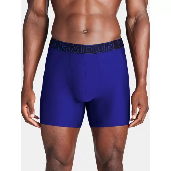  Pantaloni scurți pentru bărbați UNDER ARMOUR M PERF TECH 6IN 1383878-400 ALBASTRU 