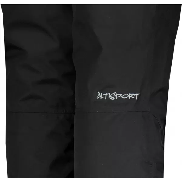  Pantaloni de schi pentru bărbați ALTISPORT REVOZ NEGRU 