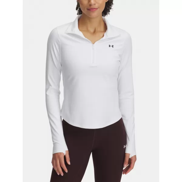  Tricou de damă UNDER ARMOUR MOTION 1/2 ZIP EMEA 6001618-100 ALB 