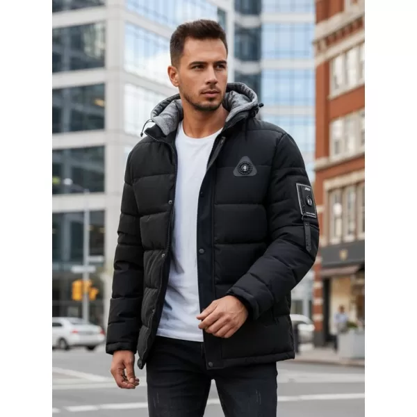  Jachetă pentru bărbați DSTREET TX5091 NEGRU 