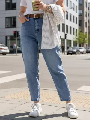 Pantaloni de dama DSTREET UY2885 ALBASTRU