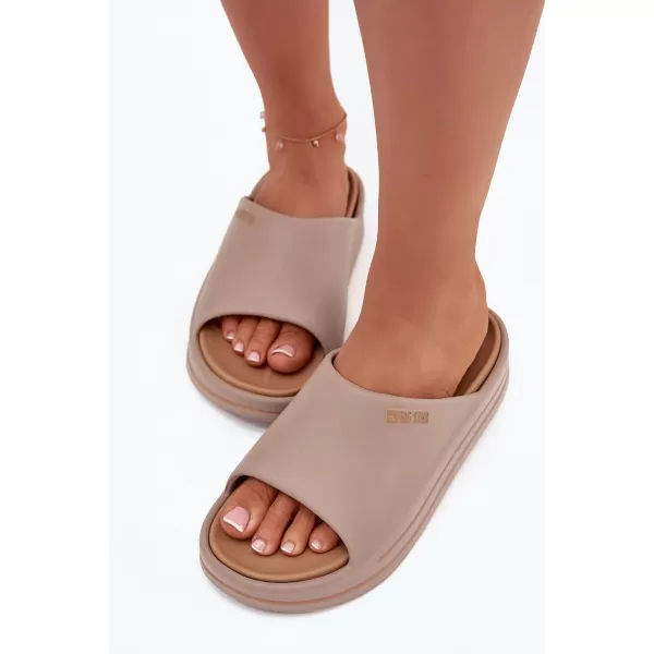  Papuci dama BIG STAR SS274424 BEI Pantofi Big Star 