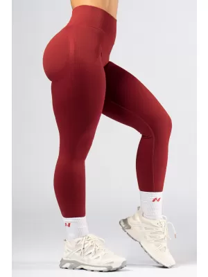 Jambiere push-up cu talie înaltă POWER 888 RED Nebbia