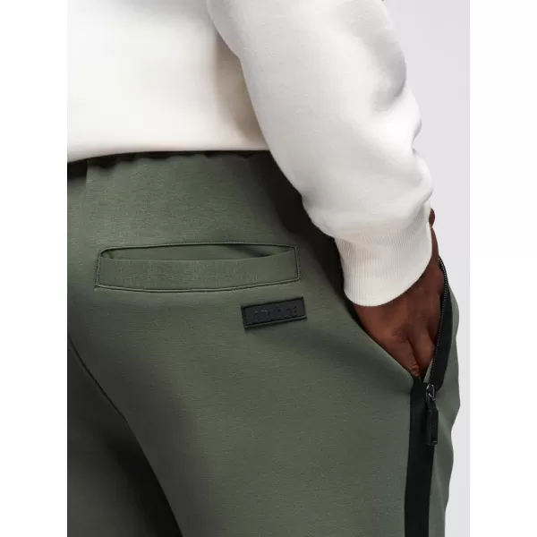  Pantaloni de trening pentru bărbați OMBRE OM-PASK-0281 VERDE MĂSLINIU ÎNCHIS 