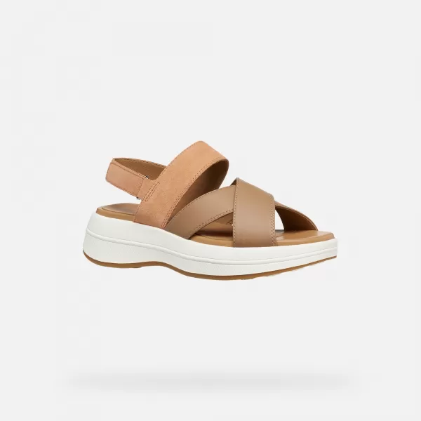  Sandale de dama GEOX SPHERICA ECUB-3 S G012857 MARO 