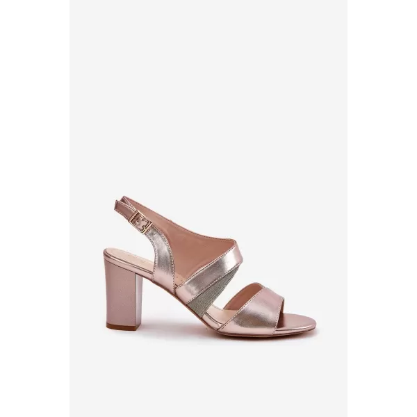 Sandale de dama SERGIO LEONE SK866 PLATINĂ 