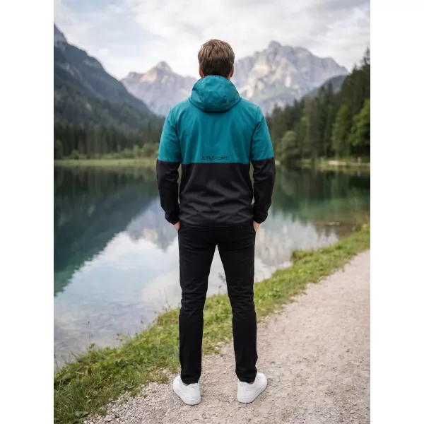  Jachetă softshell premium pentru bărbați ALTISPORT VOJ/ALM051JACK01 KEROSEN/NEGRU 