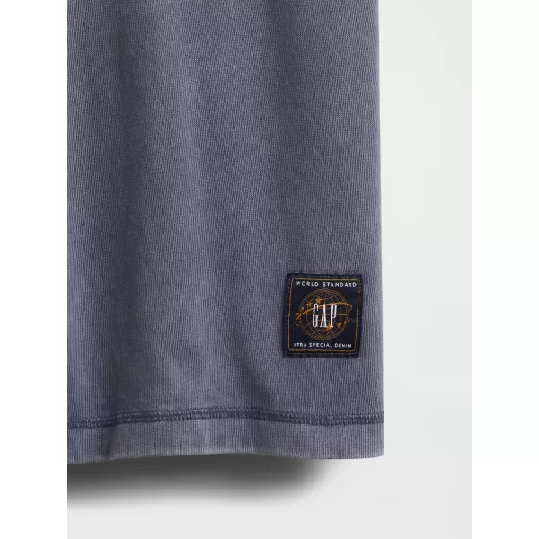  Tricou pentru bărbați GAP LOGO TEE 813825-00 CREASTA ALBASTRĂ 