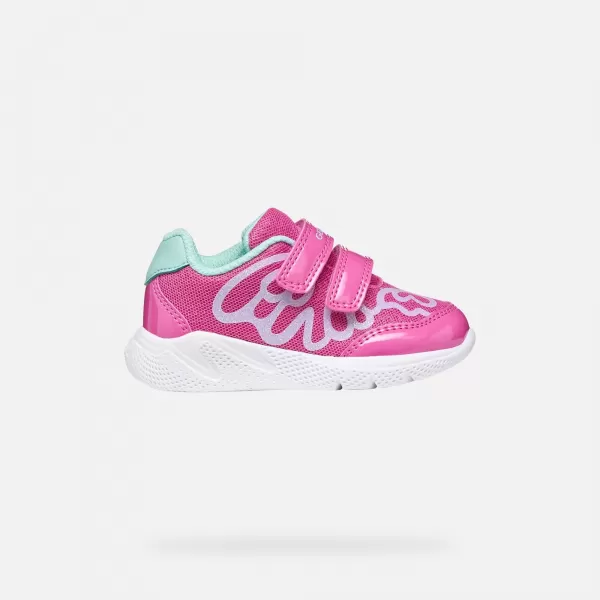  Adidași pentru fete GEOX SPRINTYE B654TA0GNHHC8471 ROZ 