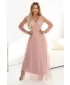Rochie NUMOCO 664-1 ROZ PUDRA