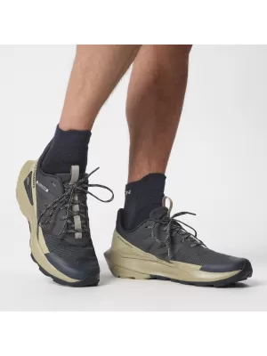 Pantofi pentru bărbați SALOMON ELIXIR ACTIV L47455300 CARBON/VERDE ARDEZIE/GRI GLACIAR