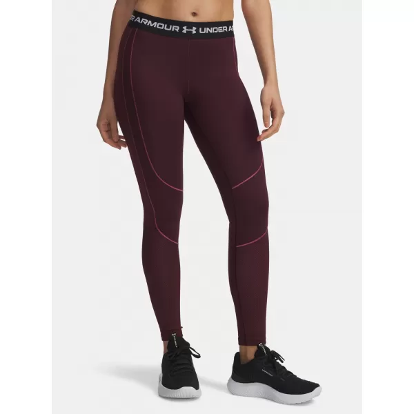  Jambiere de damă UNDER ARMOUR UA COLDGEAR TEXTURED LEGGING 6003997-600 ROŞU 