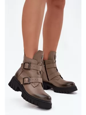 Pantofi de dama ZAZOO 60482 BEJ