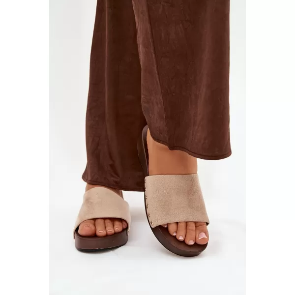  Papuci de damă BOTO FERINNA 41222 KAKI 