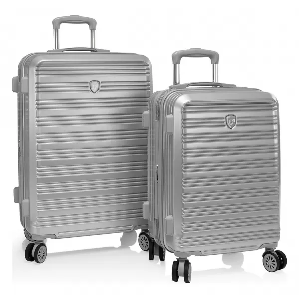  Valiză HEYS AeroLite S,M ARGINT 