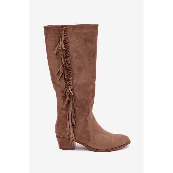  Cizme de dama BOTO FIRLINA 40921 KAKI 