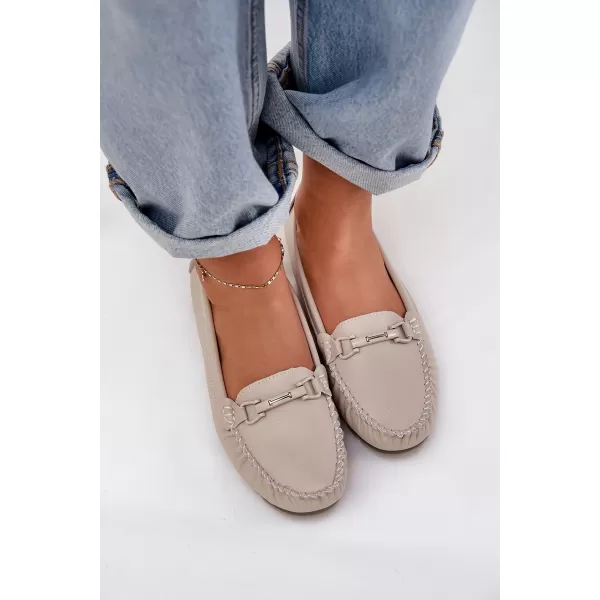  Mocasini de dama S.BARSKI LR51-547 BEJ 